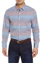 Men's Tommy Bahama Coasta Print Sport Shirt, Size - Blue