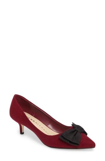 Women's Athena Alexander Tasha Pointy Toe Pump M - Red