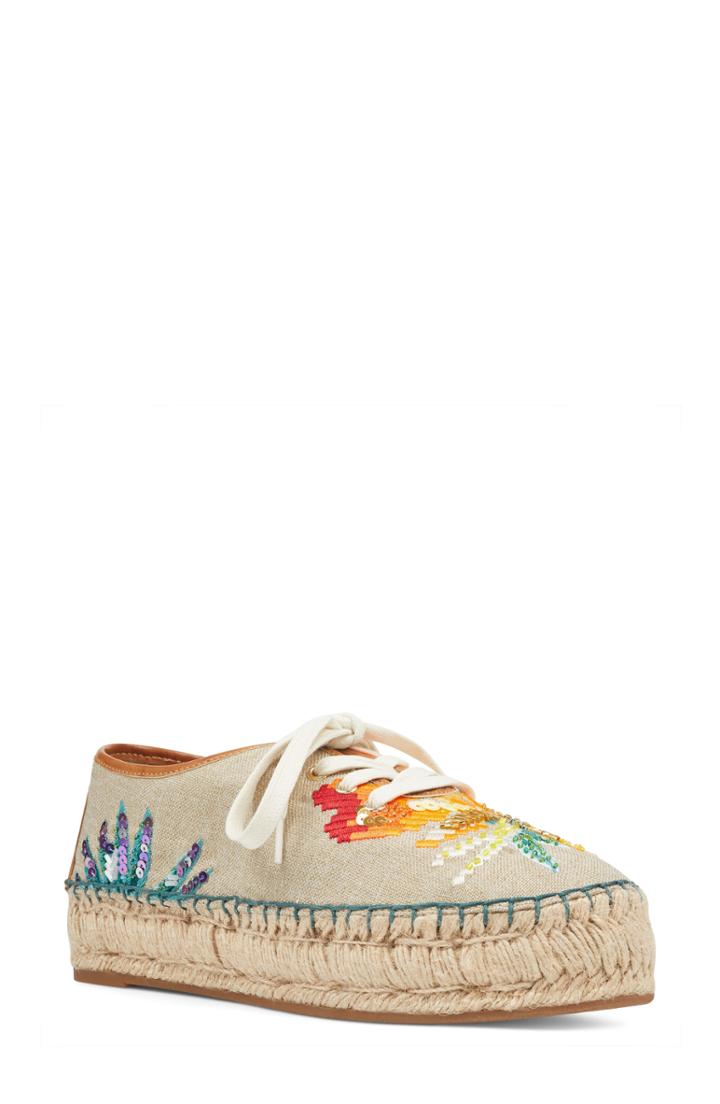 Women's Nine West Guinup Embellished Espadrille Sneaker