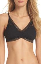 Women's Becca Captured Bikini Top - Black