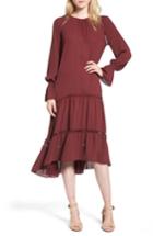 Women's Chelsea28 Drop Waist Midi Dress, Size - Red