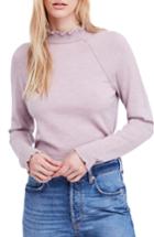 Women's Free People Needle & Thread Merino Wool Sweater - Purple