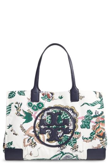 Tory Burch Ella Print Tote - Ivory