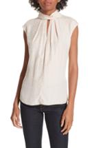 Women's Rebecca Taylor Sleeveless Silk Jacquard Top