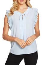 Women's Cece Ruffle Cap Sleeve Top - Blue