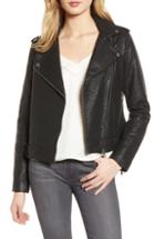 Women's Cupcakes And Cashmere Vivica Faux Leather Jacket - Black