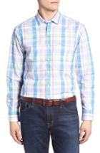 Men's Tommy Bahama Privada Plaid Sport Shirt - Blue