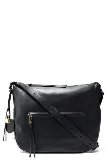Cole Haan Marli Leather Bucket Hobo - Black