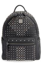 Mcm 'small Stark Special' Swarovski Crystal Embellished Leather Backpack -
