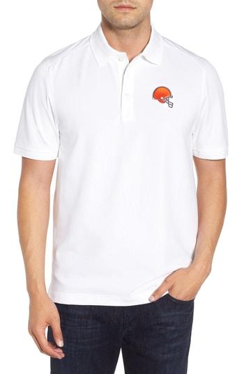 Men's Cutter & Buck Cleveland Browns - Advantage Fit Drytec Polo