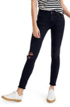 Women's Madewell 9-inch High Waist Skinny Jeans Tall - Black