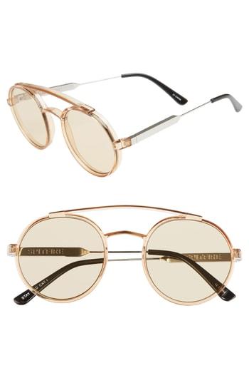 Women's Spitfire Stay Rad 53mm Round Sunglasses - Tan/ Tan