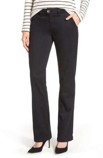 Women's Jag Jeans Standard Stretch Twill Trousers - Black