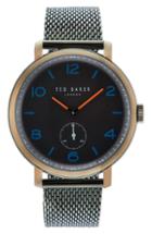 Men's Ted Baker London Harry Mesh Strap Watch, 43mm