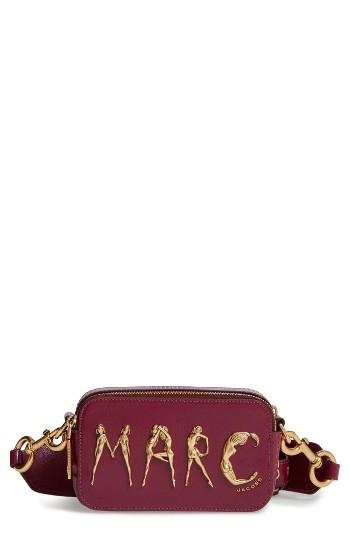 Marc Jacobs Flashed Snapshot Leather Crossbody Bag -
