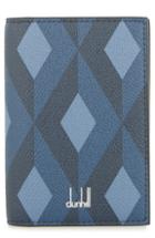 Men's Dunhill Cadogan Leather Business Card Case - Blue