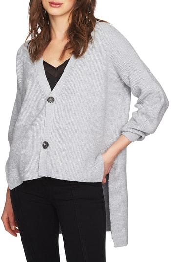 Women's 1.state Blouson Sleeve Cardigan - Grey