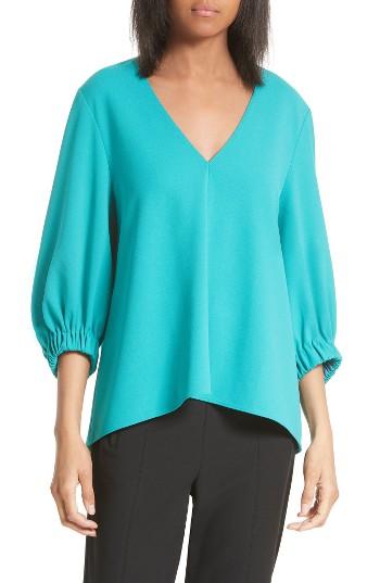 Women's Tibi Stretch Crepe Trapeze Top