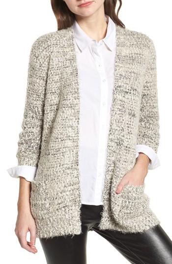 Women's Cotton Emporium Marled Cardigan - Beige