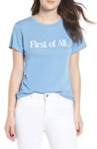 Women's Sub Urban Riot X Erin & Sara First Of All Tee - Blue