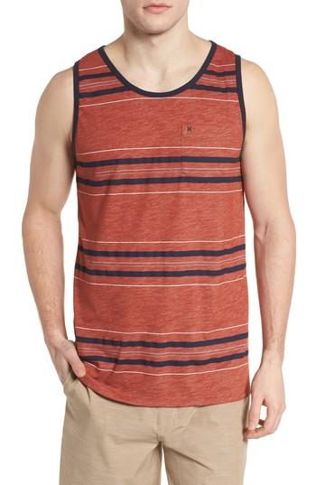 Men's Hurley Dri-fit Lagos Yesterday Tank - Pink