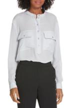 Women's Judith & Charles Libre Silk Blouse - Blue