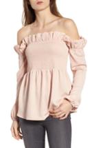 Women's Chelsea28 Smocked Top, Size - Pink