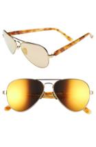 Women's Westward Leaning 'concorde' 58mm Aviator Sunglasses - Blonde Tortoise/ Gold