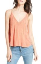 Women's Free People Embellished Camisole - Coral