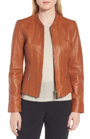 Women's Boss Sabiza Leather Jacket