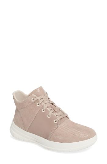 Women's Fitflop Sporty Pop High Top Sneaker M - Pink