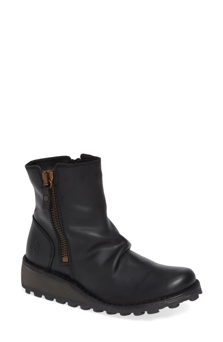 Women's Fly London Mong Boot .5-6us / 36eu - Black
