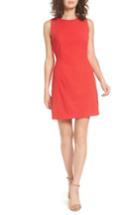 Women's As U Wish Scallop Trim Sheath Dress - Coral