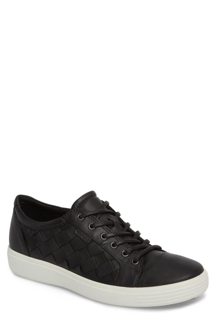 Men's Ecco Soft 7 Woven Sneaker -13.5us / 47eu - Black