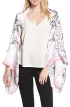 Women's Ted Baker London Enchanted Dream Silk Cape Scarf