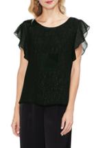 Women's Vince Camuto Sparkle Stripe Blouse - White