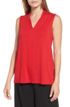 Women's Vince Camuto Sleeveless V-neck Top, Size - Red