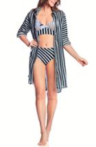 Women's Maaji Full Of Dreams Shirtdress Cover-up - Black