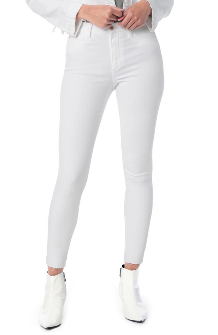 Women's Joe's Hi Rise Honey Curvy Ankle Skinny Jeans - White
