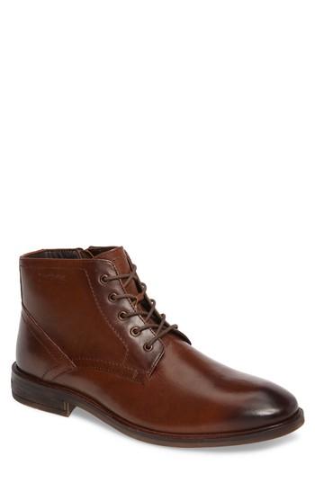 Men's Josef Seibel Myles 11 Water Repellent Plain Toe Boot -9.5us / 42eu - Brown