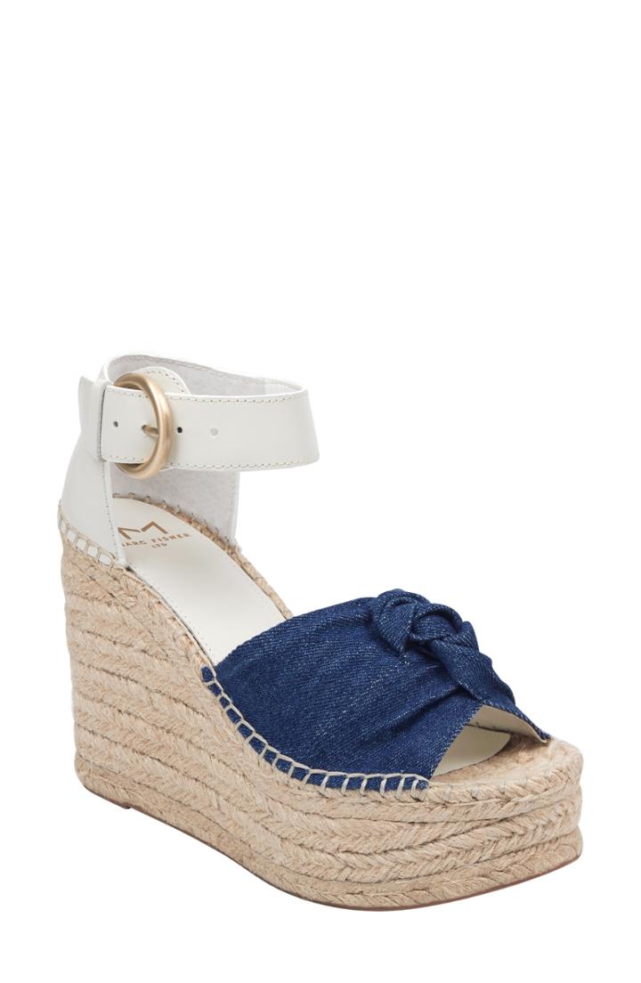 Women's Marc Fisher Ltd. Anty 2 Platform Espadrille Sandal M - Blue