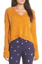 Women's Make + Model Crop Chenille Sweater - Orange