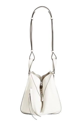 Loewe Small Hammock Leather Hobo - White