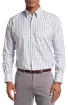 Men's Peter Millar Regular Fit Tattersall Plaid Sport Shirt - Black