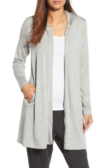 Women's Eileen Fisher Hooded Jacket, Size - Black