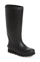 Women's Sorel Joan Rain Boot, Size 6 M - Black