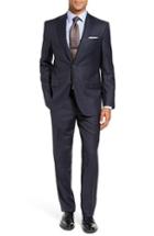 Men's David Donahue Ryan Classic Fit Check Wool Suit