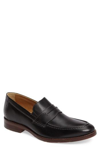 Men's Johnston & Murphy Garner Penny Loafer .5 M - Black