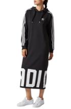 Women's Adidas Bold Ages Hooded Dress - Black