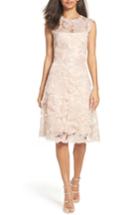 Petite Women's Tadashi Shoji Fit & Flare Dress P - Pink